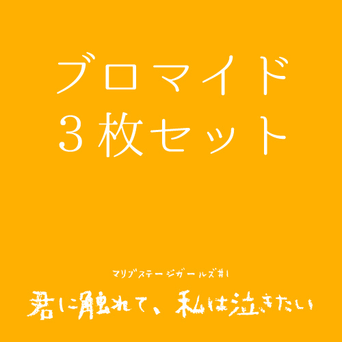 【マリブステージ扱い】マリブステージガールズ「君に触れて、私は泣きたい」ブロマイド